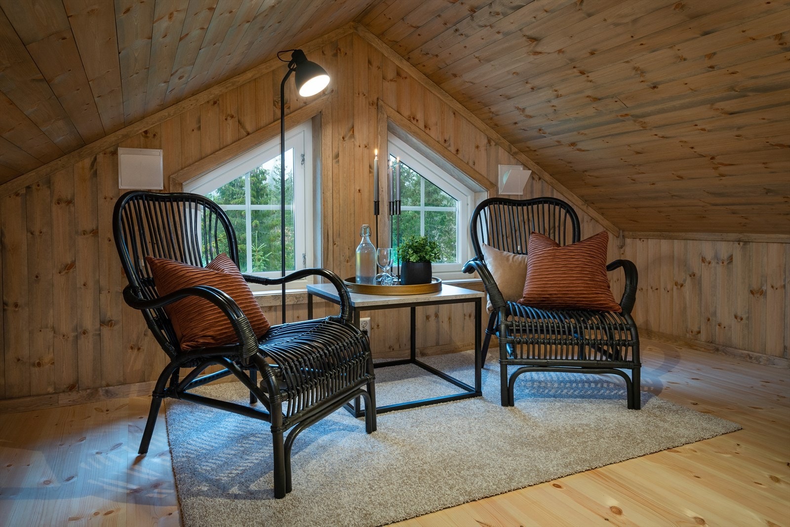 Hemsen har flere praktiske møbleringsmuligheter Galleribilde