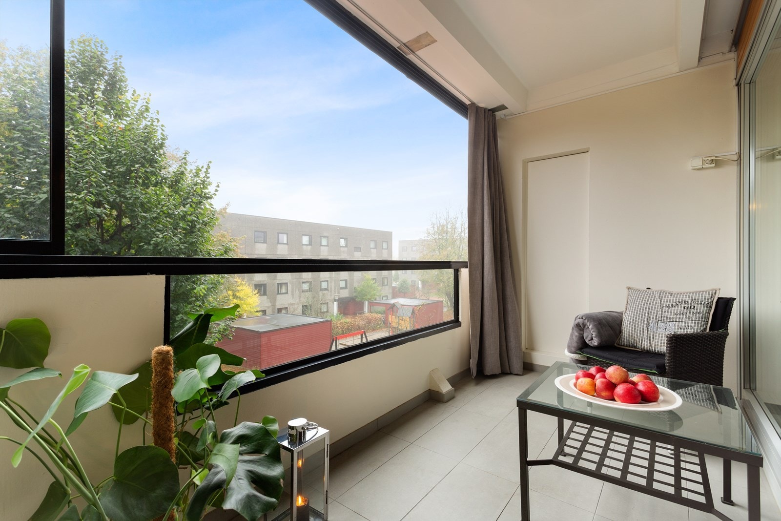 Balkongen er på 10m2, og har gode solforhold. Galleribilde