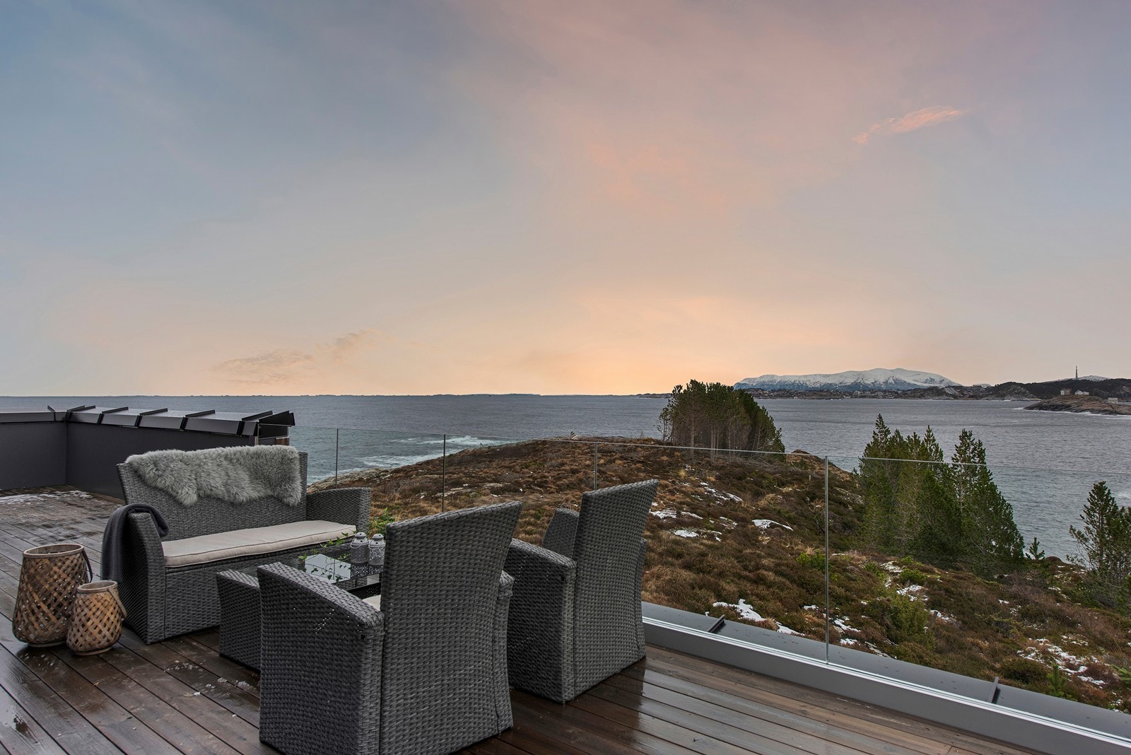 Her kan man usjenert nyte natur og hav! Galleribilde