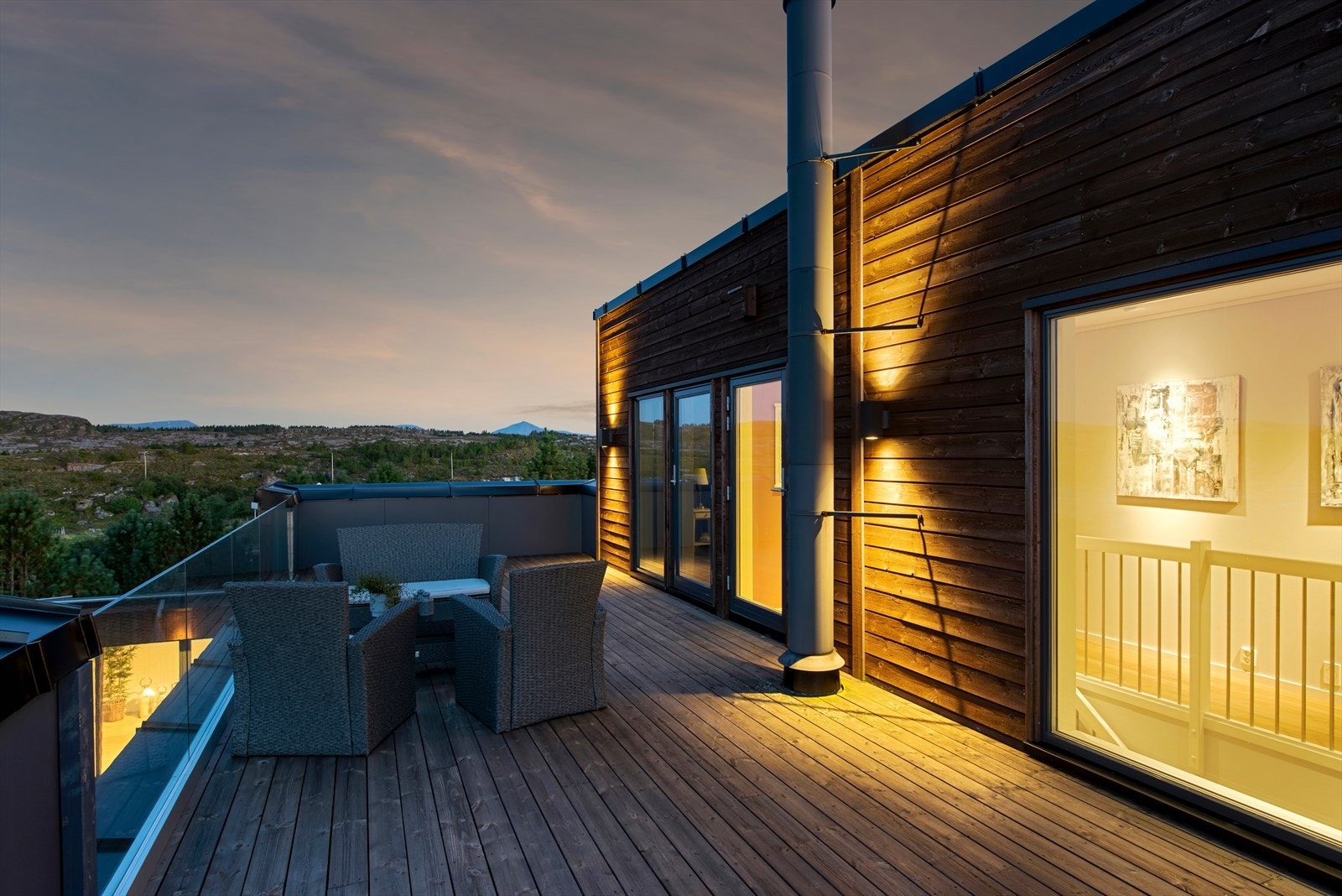 Terrasse i 2.etg Galleribilde