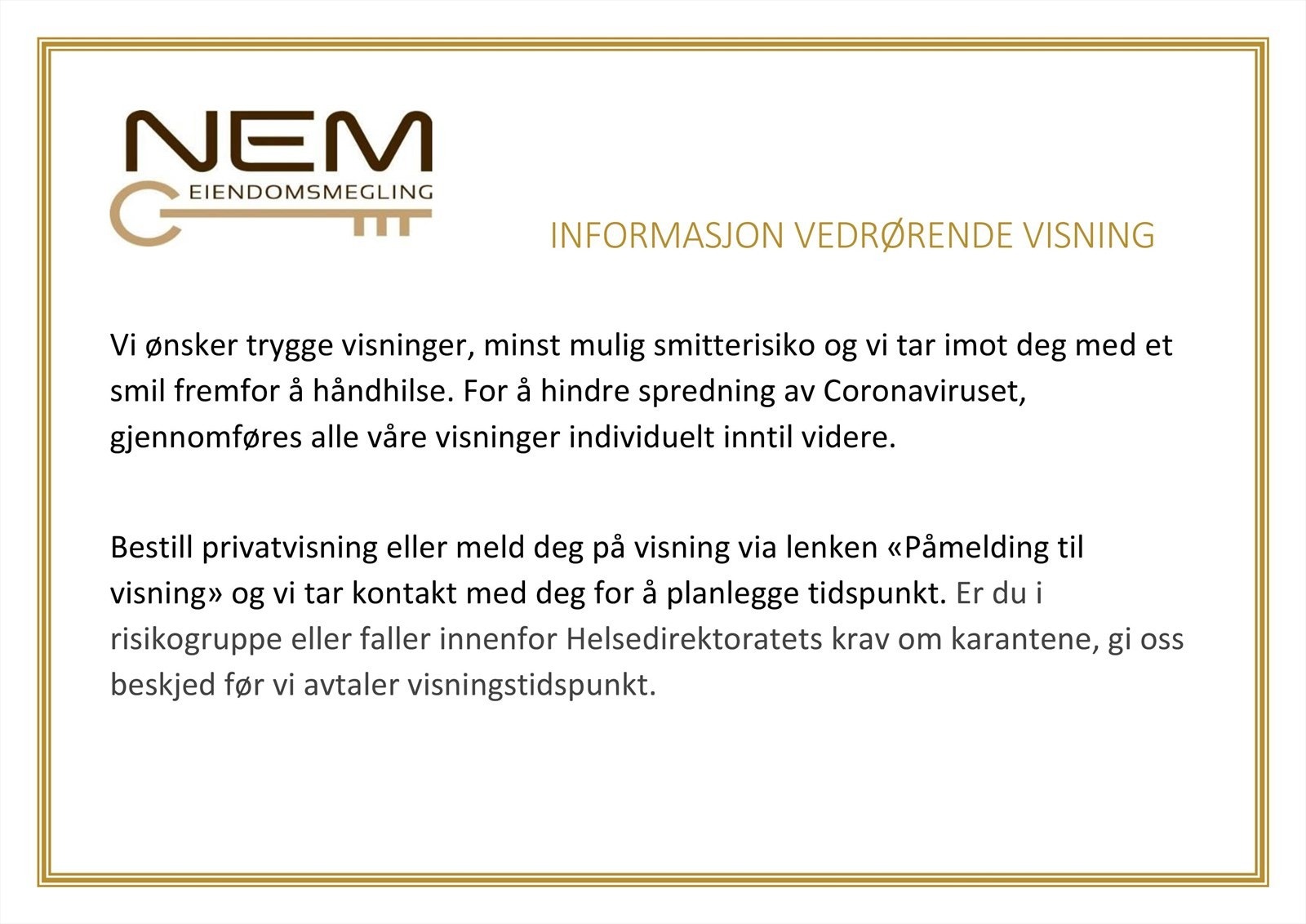 Informasjon visning Galleribilde
