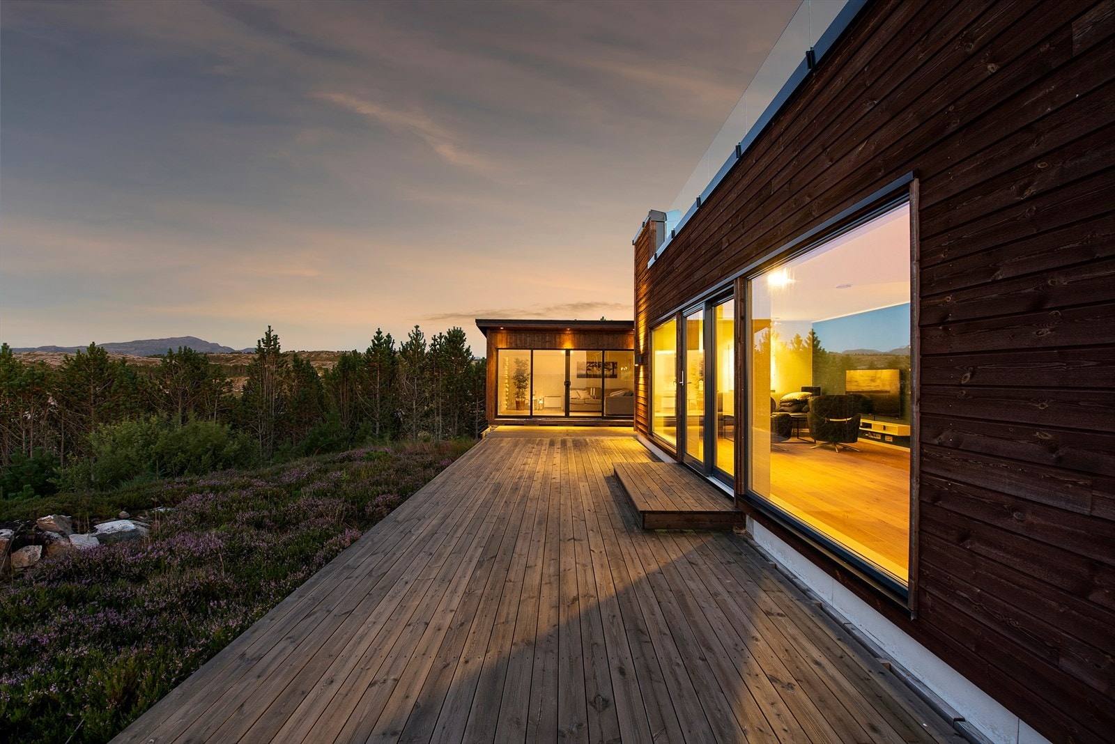 Rå beliggenhet ved havet Galleribilde