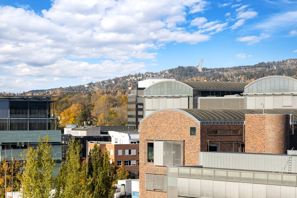 Utsikt fra vestvendt balkong Galleribilde