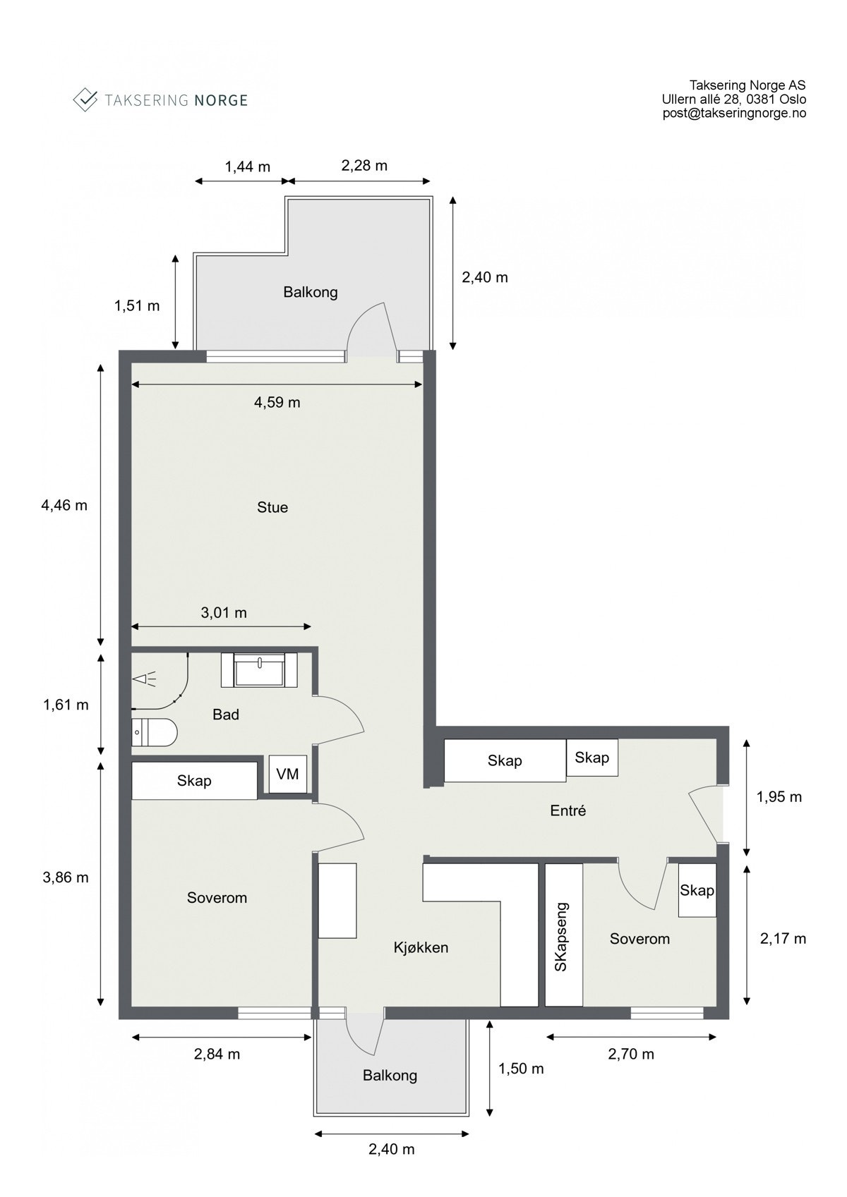 Plantegning Galleribilde