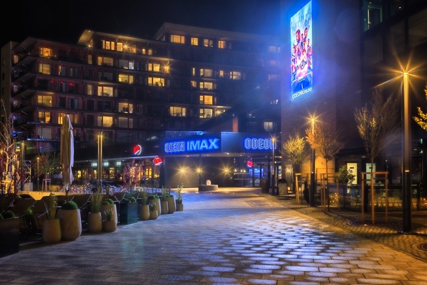 Odeon Kino ligger kun 200 meter unna Galleribilde