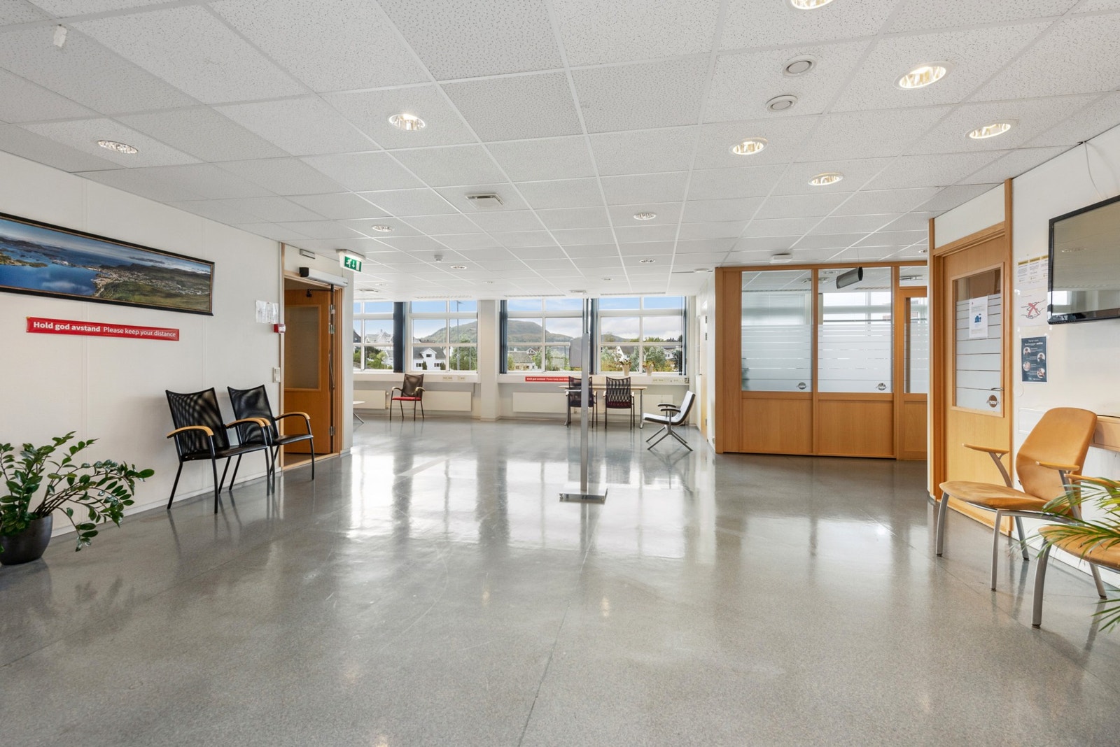 Resepsjonsområde 2. etg Galleribilde