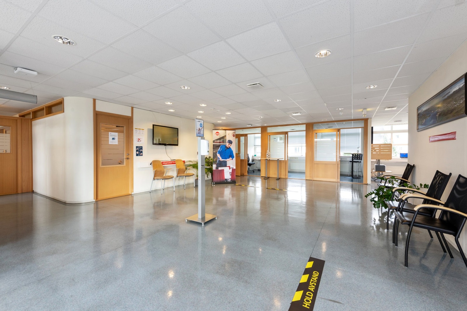 Resepsjonsområde 2. etg Galleribilde