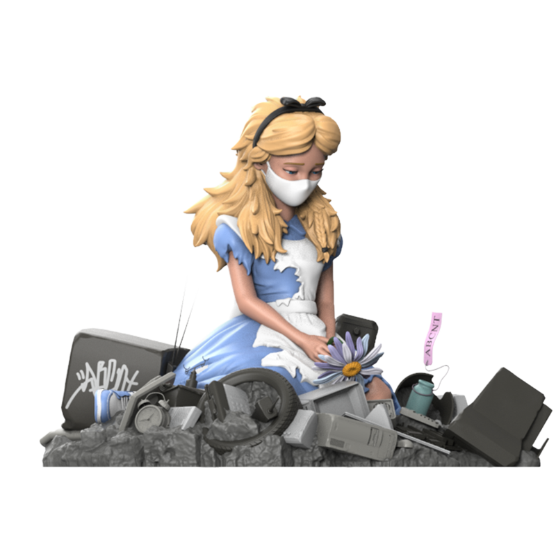 Mighty Jaxx - Alice in Wasteland Statue by ABCNT | FINN-torget
