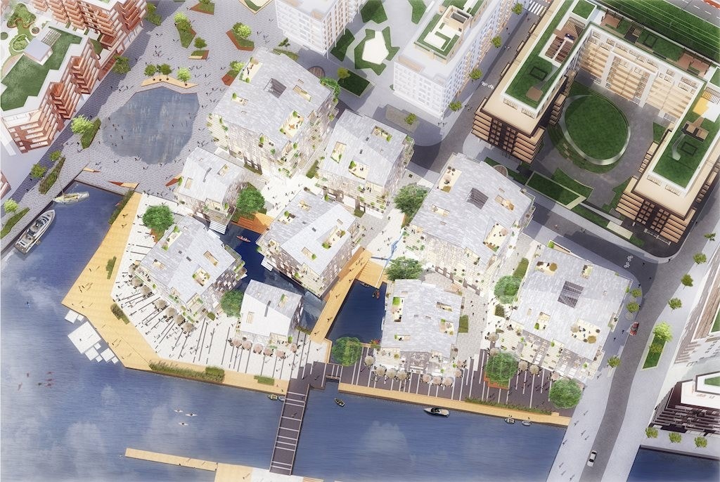 Illustrasjonsbildet over vannkunsten Galleribilde