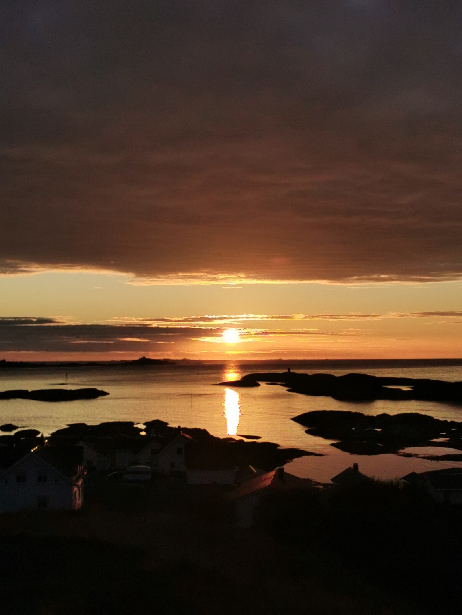 Utsikt fra kystfortet mot Bjørnsund. Galleribilde
