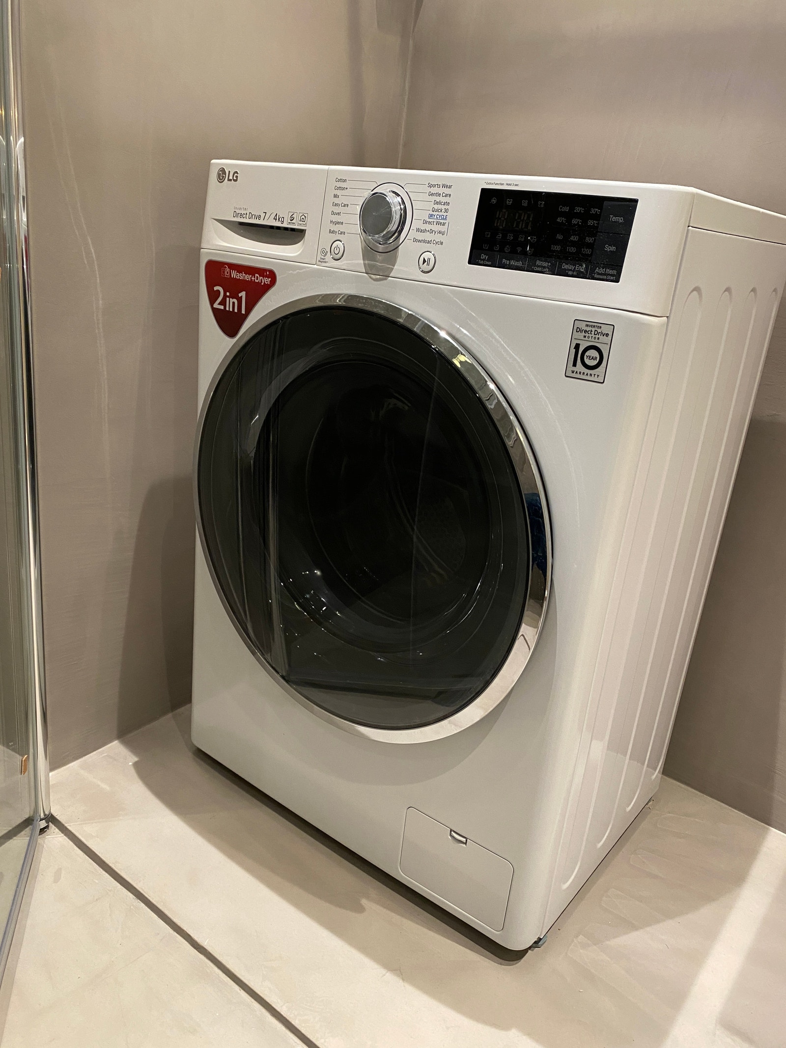 Kombivask LG med vask og tørk Galleribilde