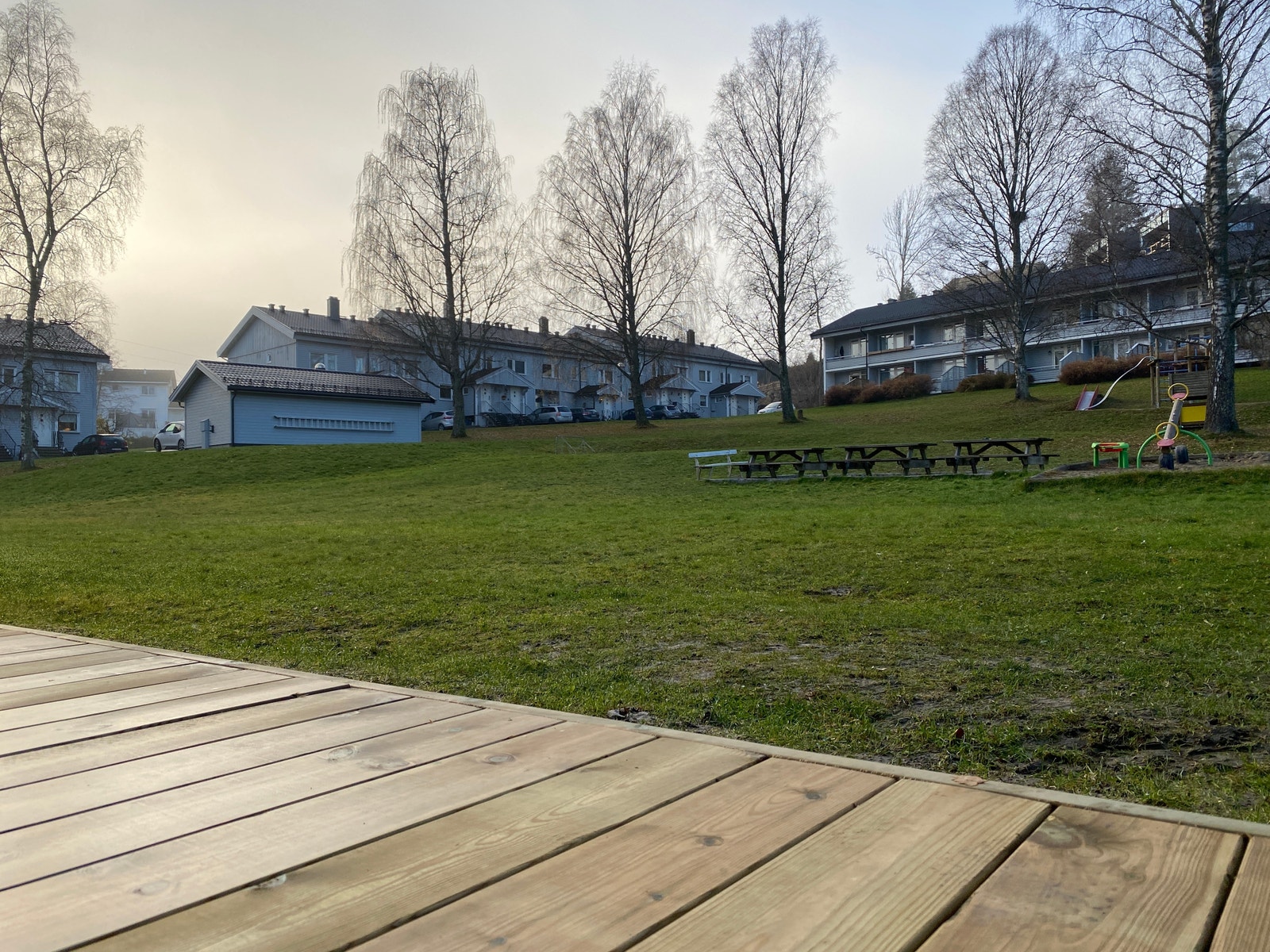 Utsikt fra uteplassen Galleribilde
