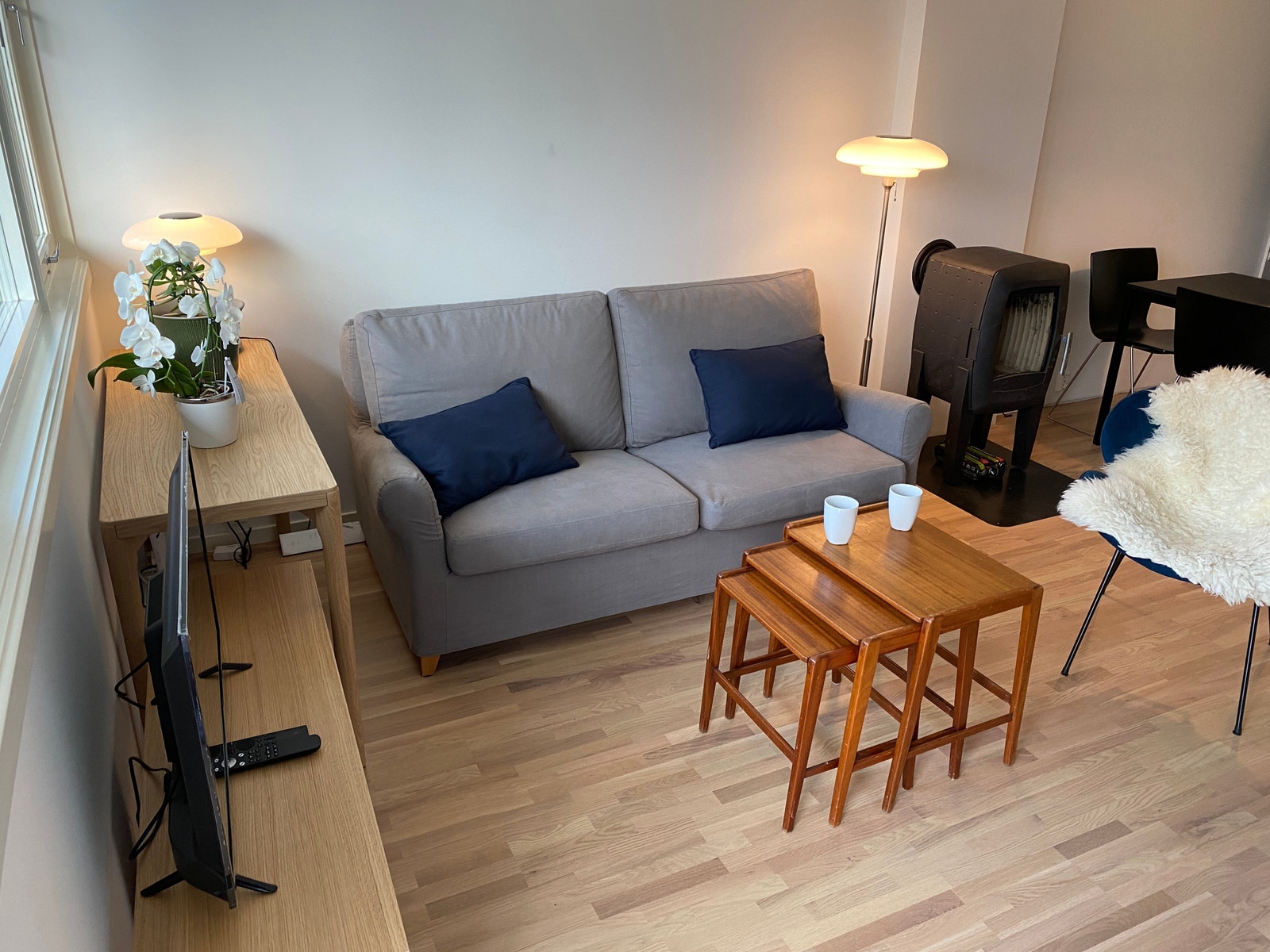 Stue med sovesofa (140cm bred) Galleribilde