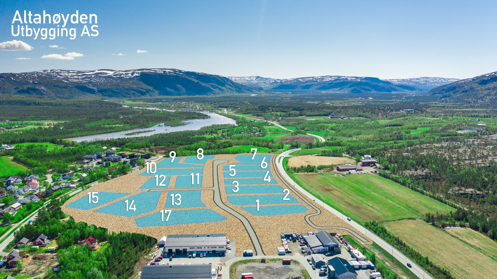 Sentrumsnært næringområde. Galleribilde