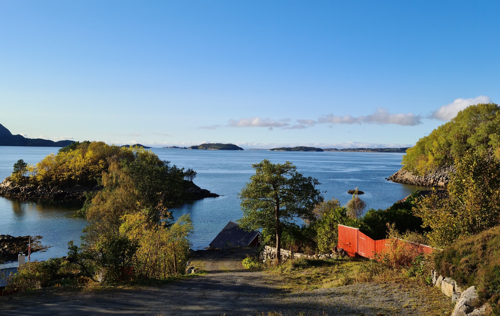 Utsikt over Kjerringsundet Galleribilde