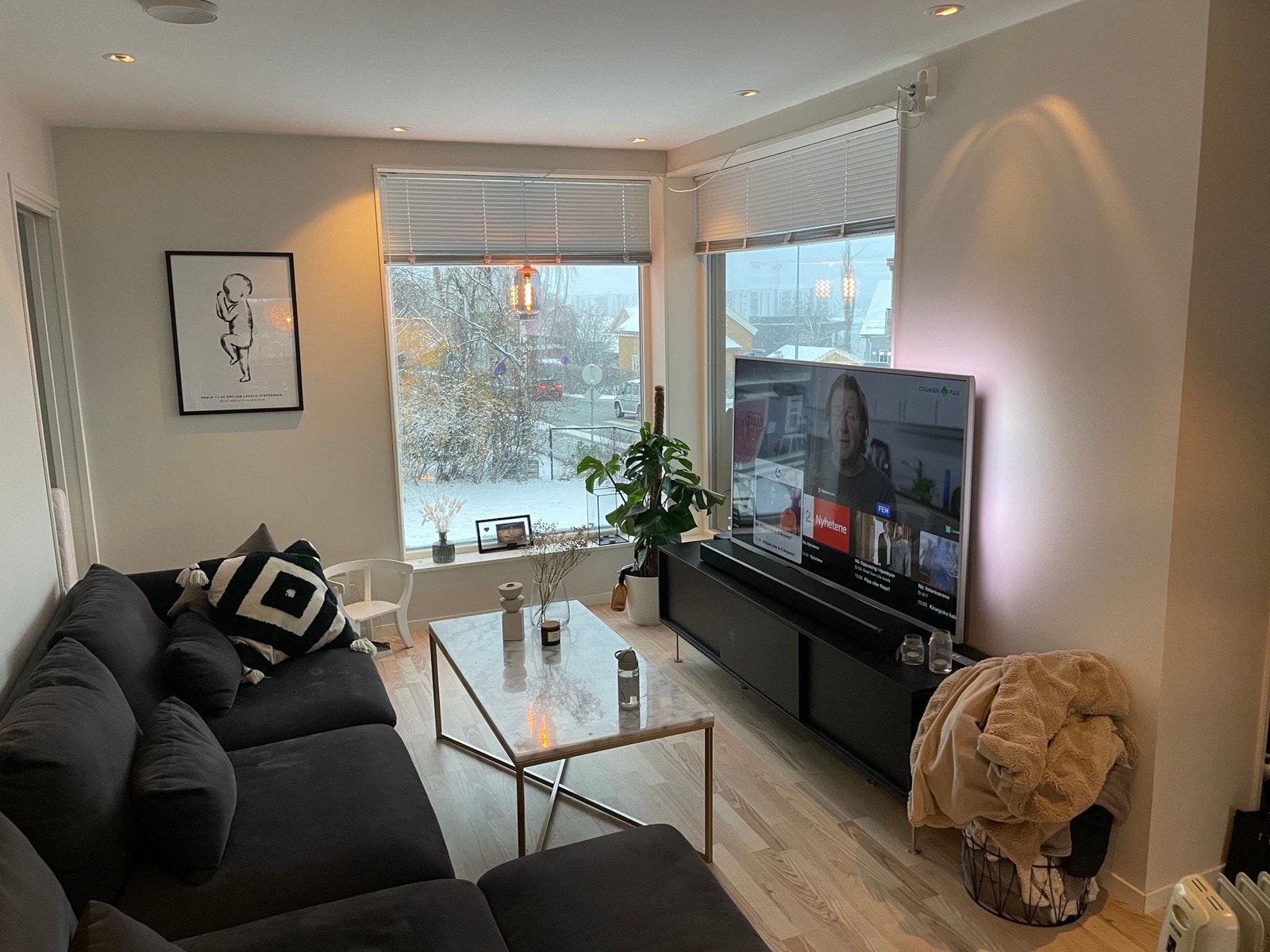 Stue-møblert av tidligere leietaker Galleribilde