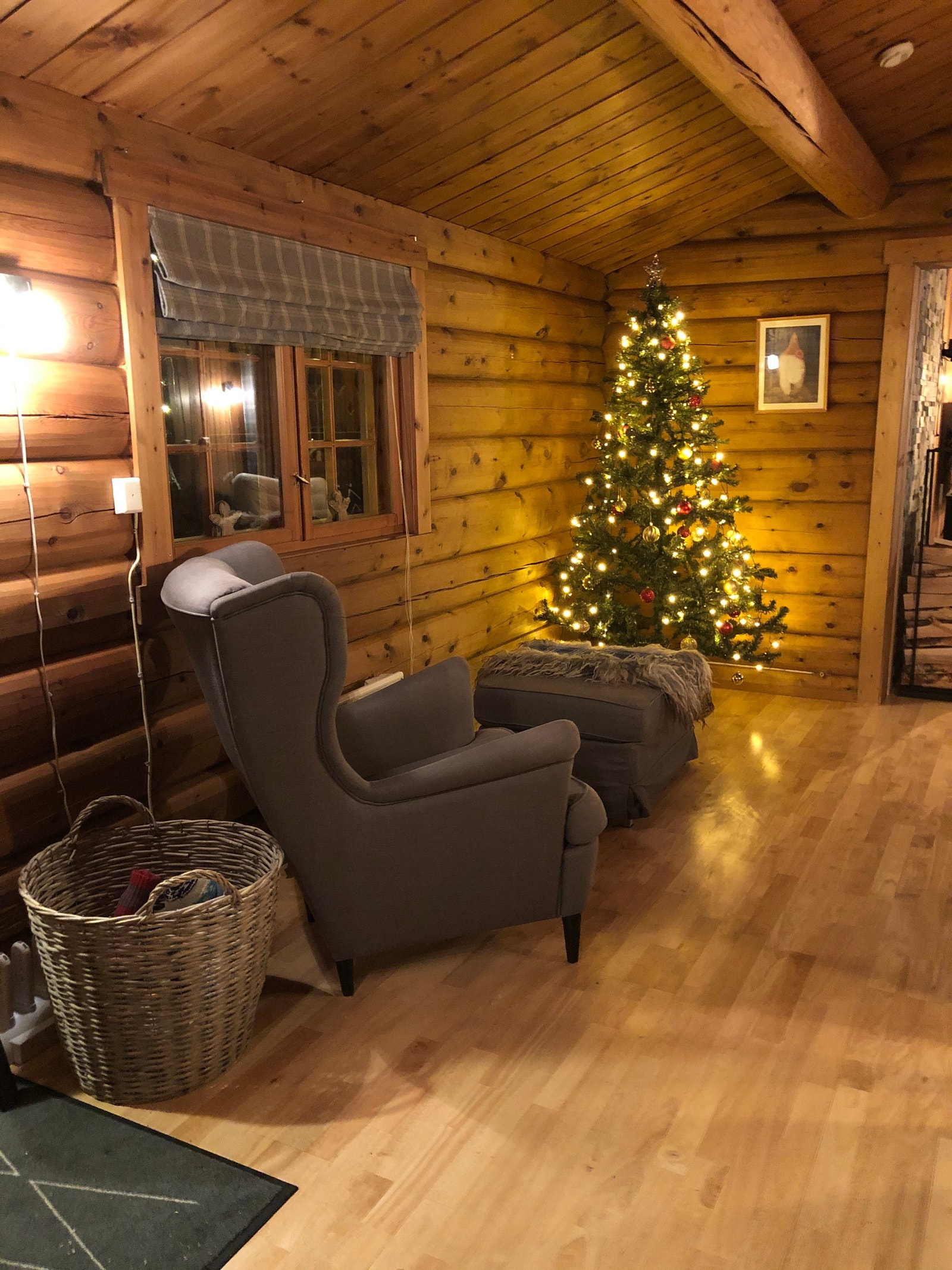 Julepyntet. Galleribilde