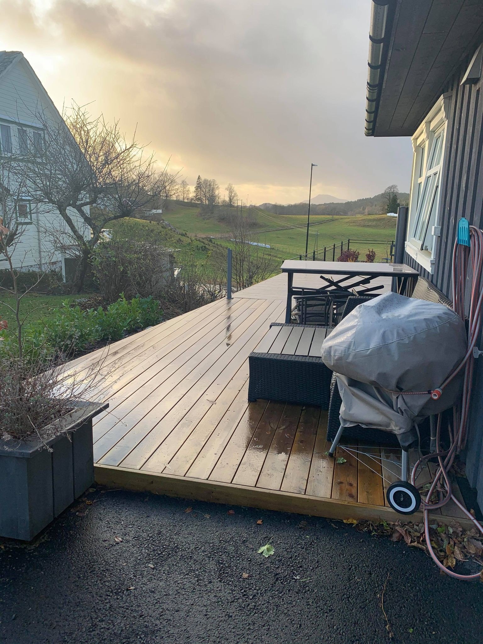 Kjekk terrasse Galleribilde