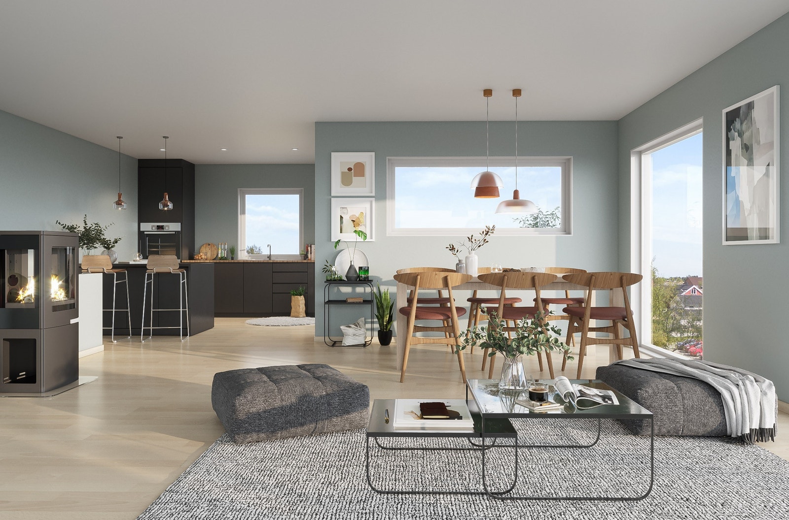 Forslag til innredning Galleribilde