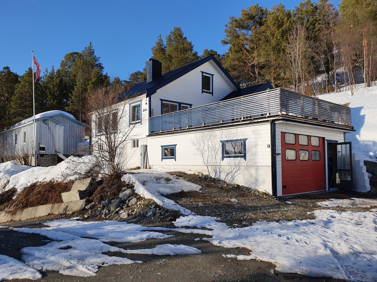 Utvendig av huset Galleribilde