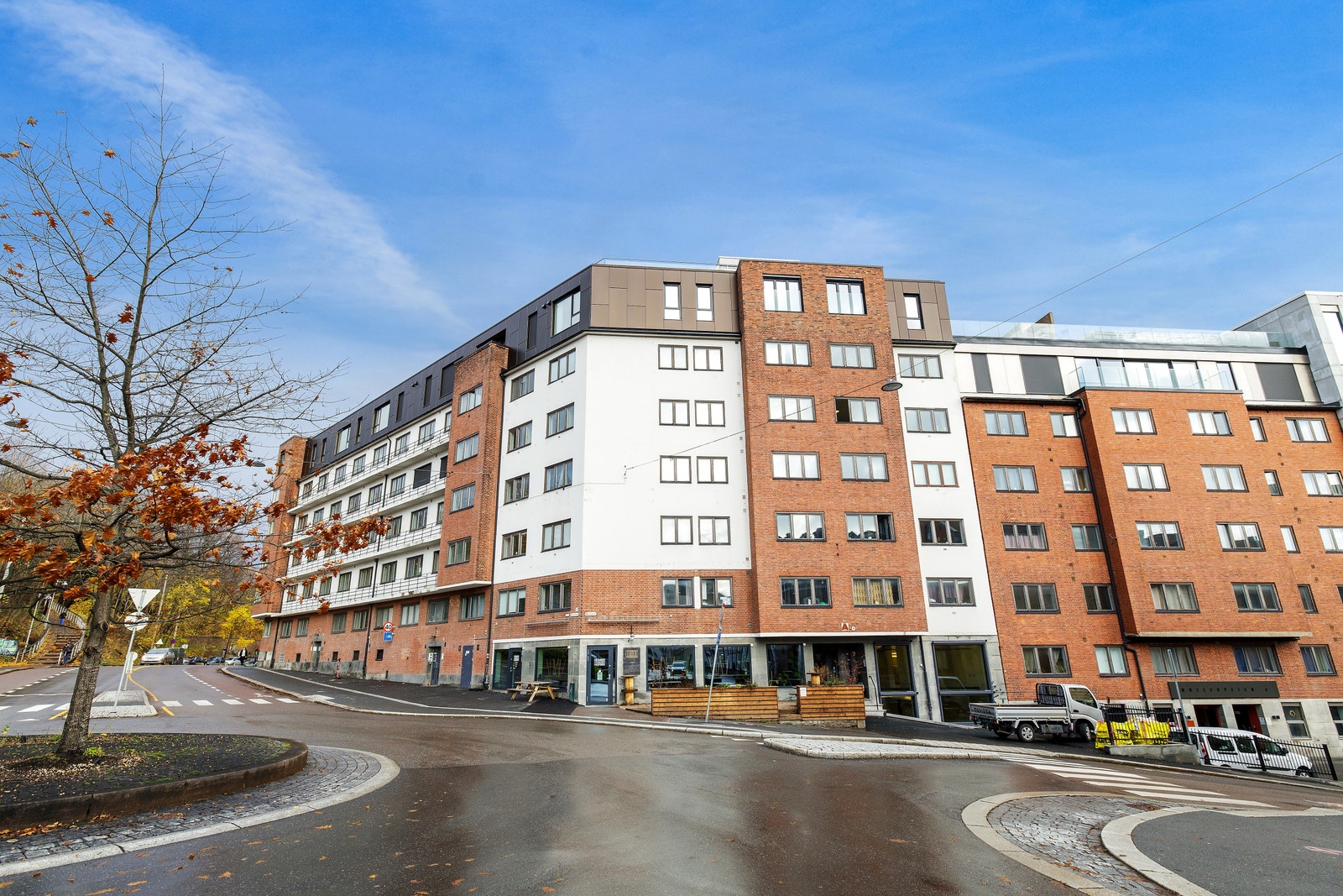 Blokka ligger sentralt til : Rette ved Vulkan, Akerselva og Grünerløkka Galleribilde
