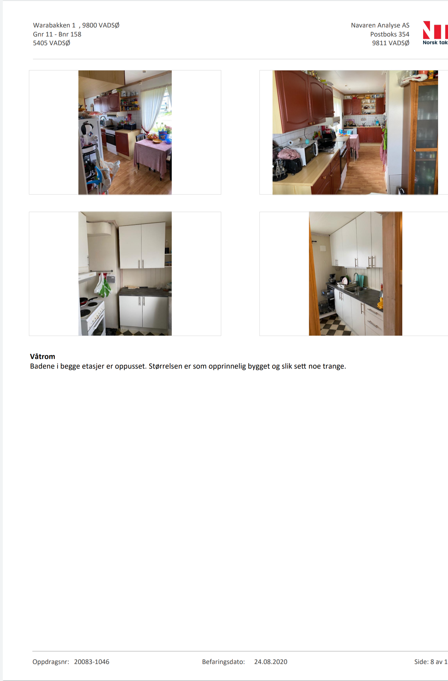 Verdi rapport Galleribilde