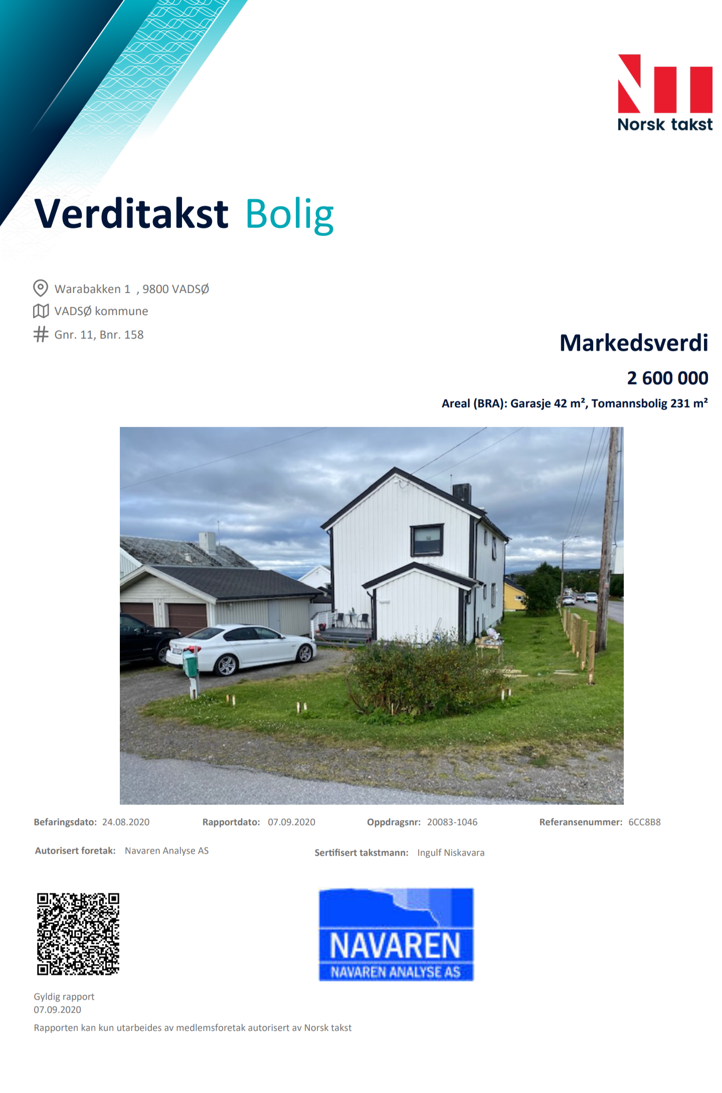 Verdi rapport Galleribilde