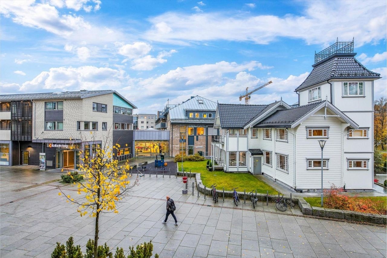 Utsyn fra balkongen Galleribilde