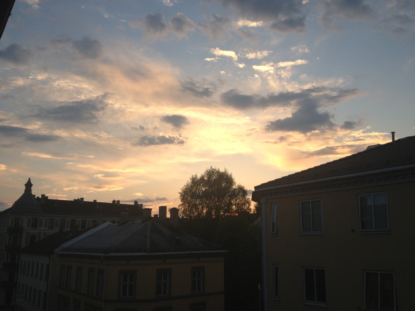 Utsikt fra kjøkkenvinduet Galleribilde