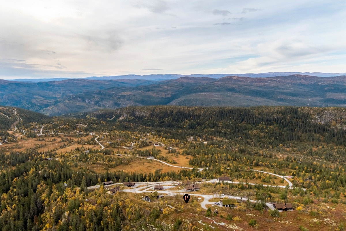 Fantastisk ubebygd tomt med byggeklausul i vakkert fjellandskap, regulert for fritidsbolig. Galleribilde