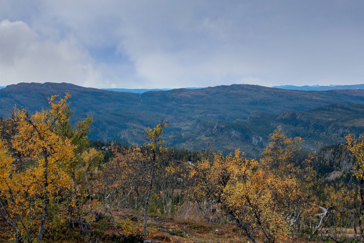 Utsikt over fjellheimen. Galleribilde