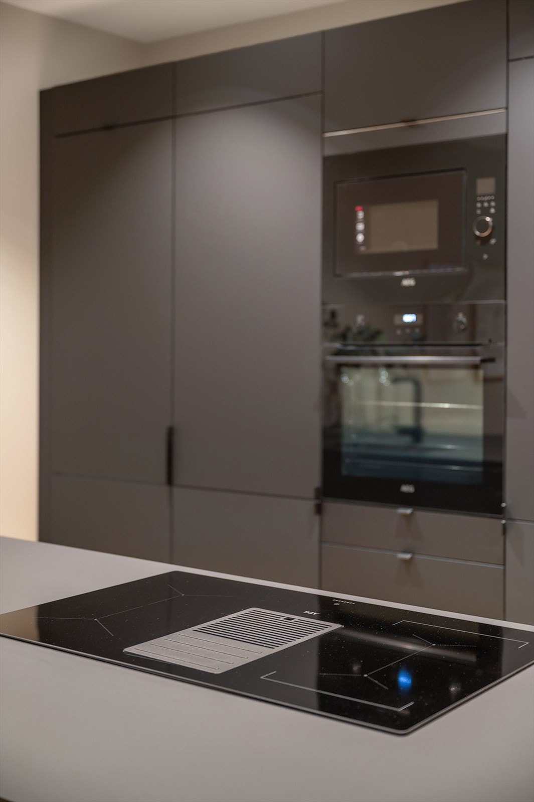 Detalj - Koketopp med nedfelt ventilator. Galleribilde