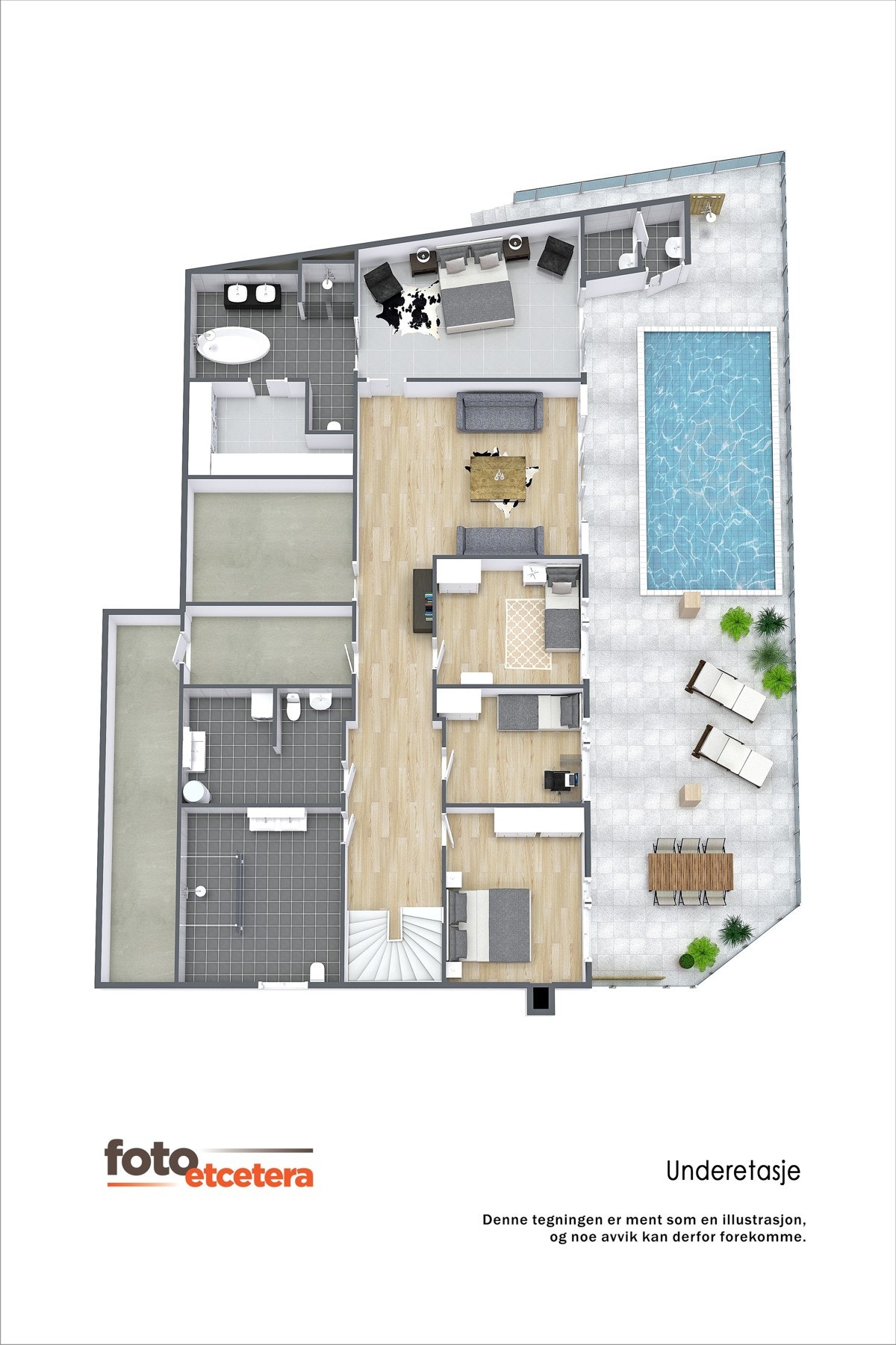 Plantegning underteasje Galleribilde