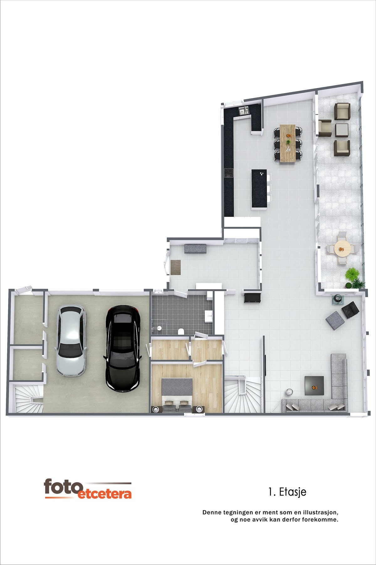 Plantegning 1.etasje Galleribilde