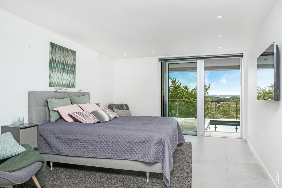 I underetasjen ligger foreldresoverommet. Galleribilde