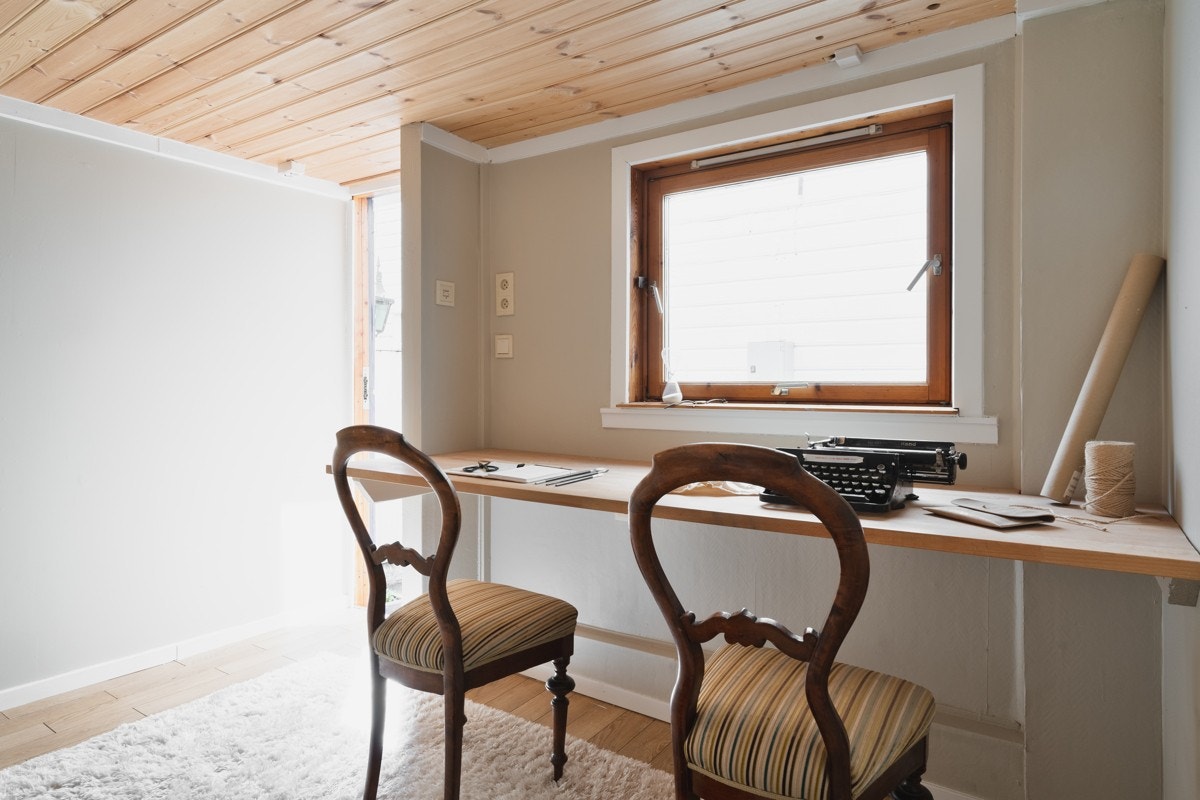 Selger har benyttet kontoret som gjesterom/spillrom, og i den siste tiden som hjemmekontor. Galleribilde