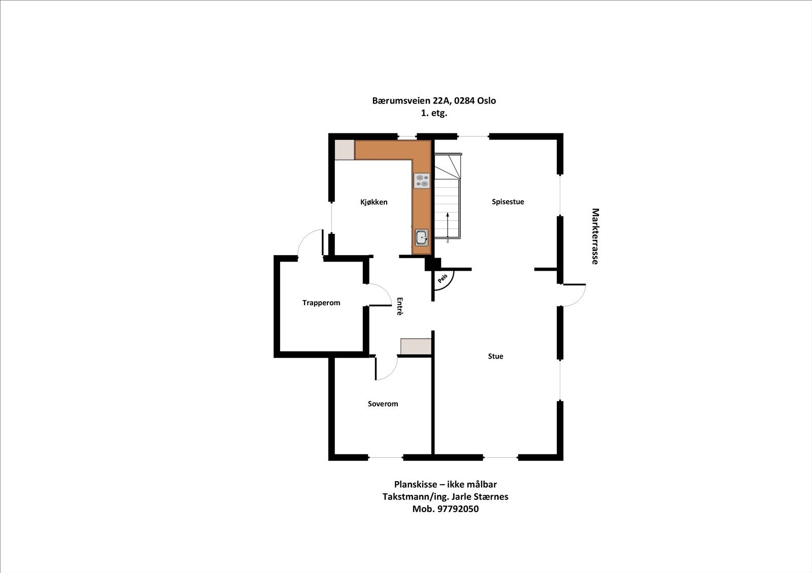 Plantegning 1. etasje. Galleribilde