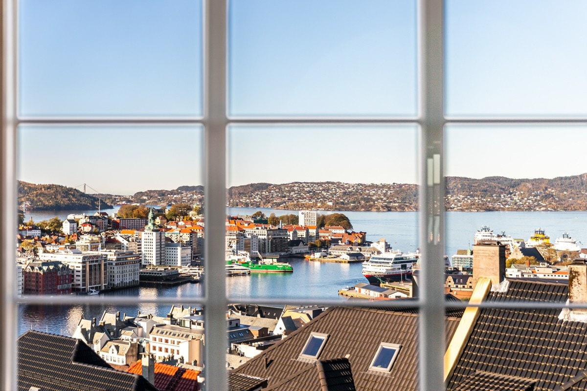 Utsikten er upåklagelig på alle tider av døgnet. Galleribilde