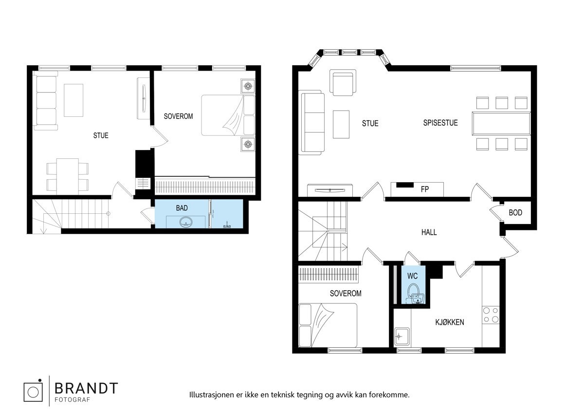 Plantegning Galleribilde