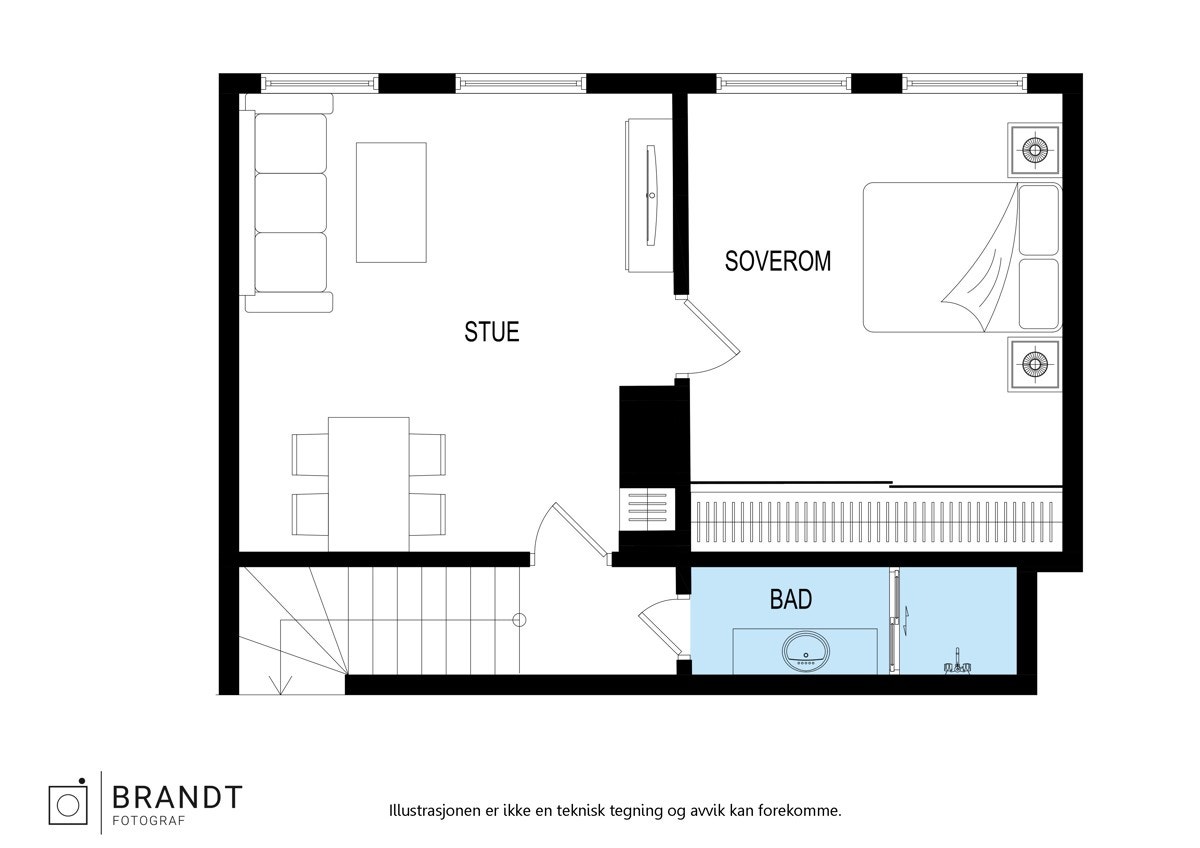 Plantegning Galleribilde