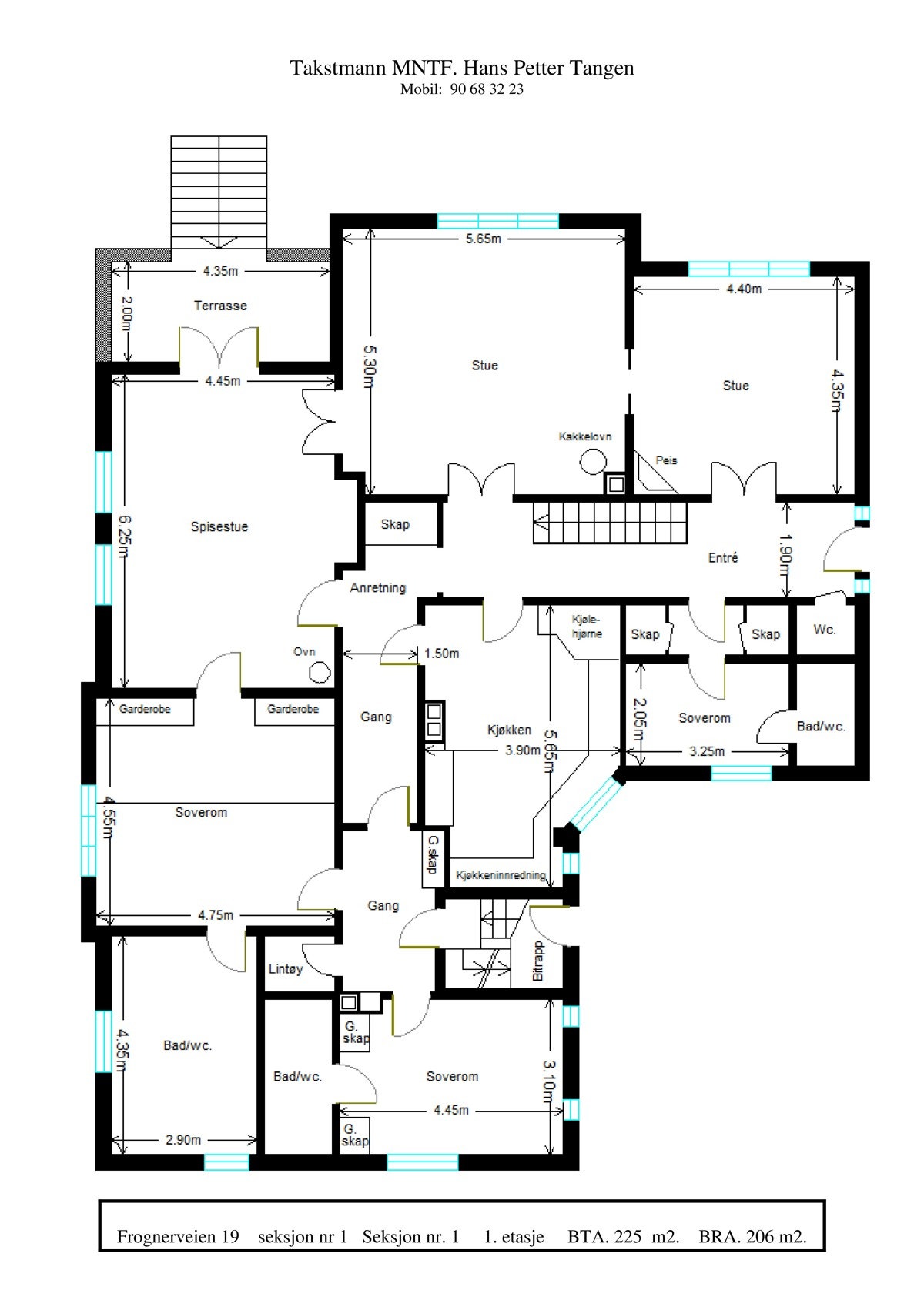 Plantegning - 1. etasje Galleribilde