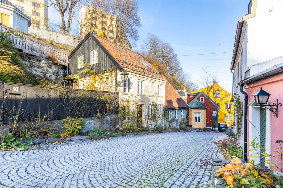 Henrik Wergeland bodde en tid i Damstredet 1. Stallen hans, der "Veslebrunen" sto, er bevart. Den finner du rett bak Dops gate 4. Området ble populært blant kunstnere, og flere slo seg ned der. Galleribilde