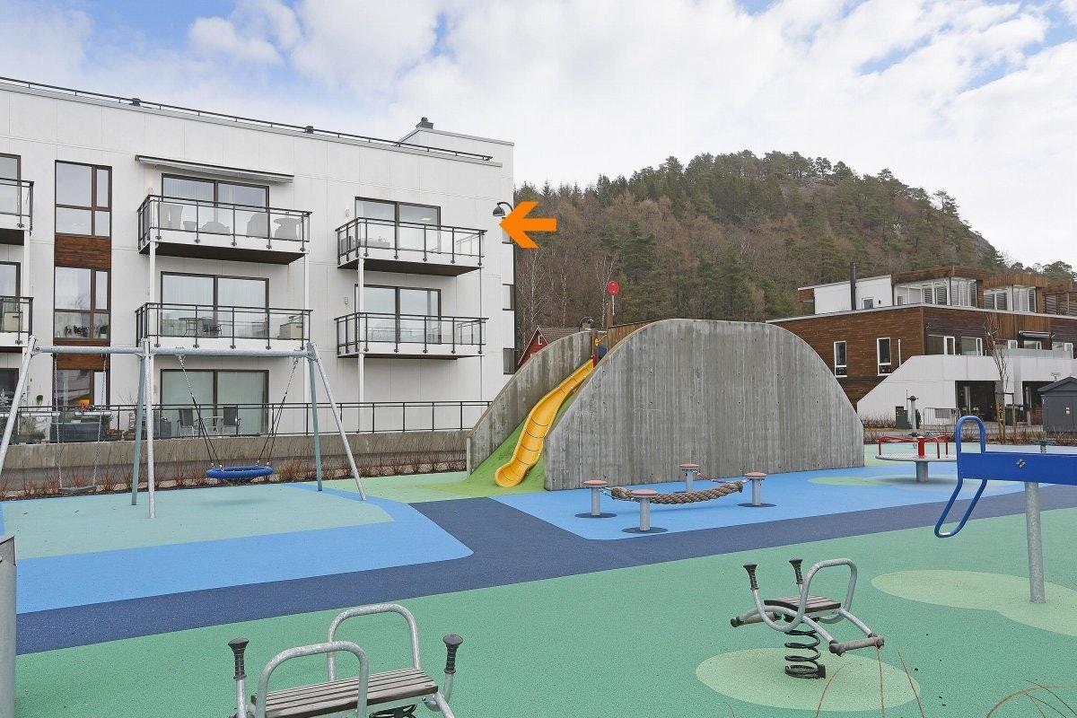 Leiligheten ligger i 3.etasje Galleribilde