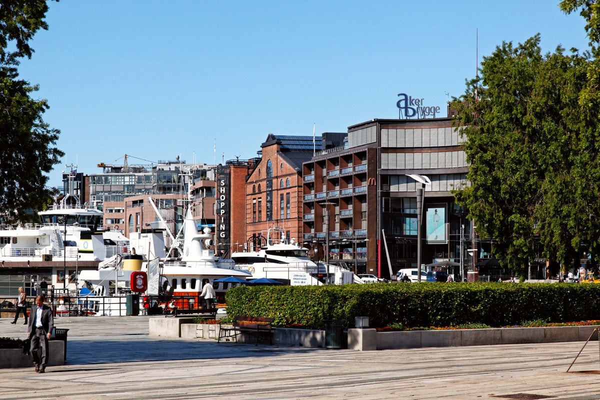 Kort vei til Aker brygge Galleribilde
