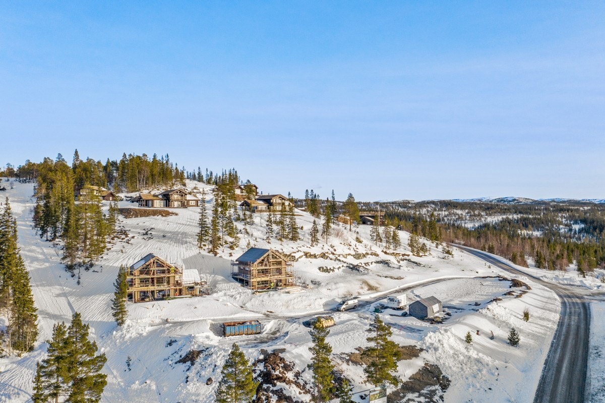 3 hytter av modellen A1 er allerede solgt, og to av dem er under oppføring. Galleribilde