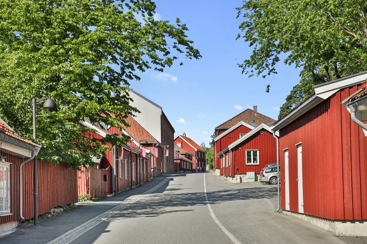 Nærområde, de gamle arbeiderboligene. Galleribilde