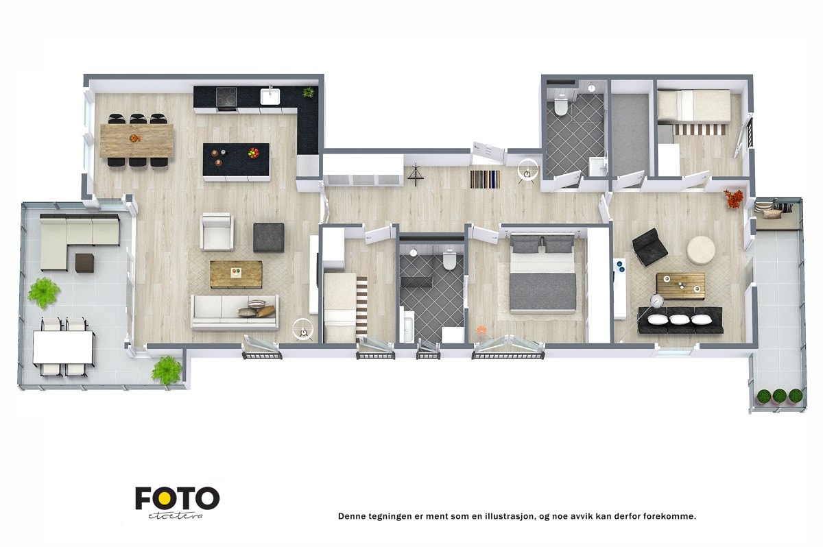 Plantegning Galleribilde