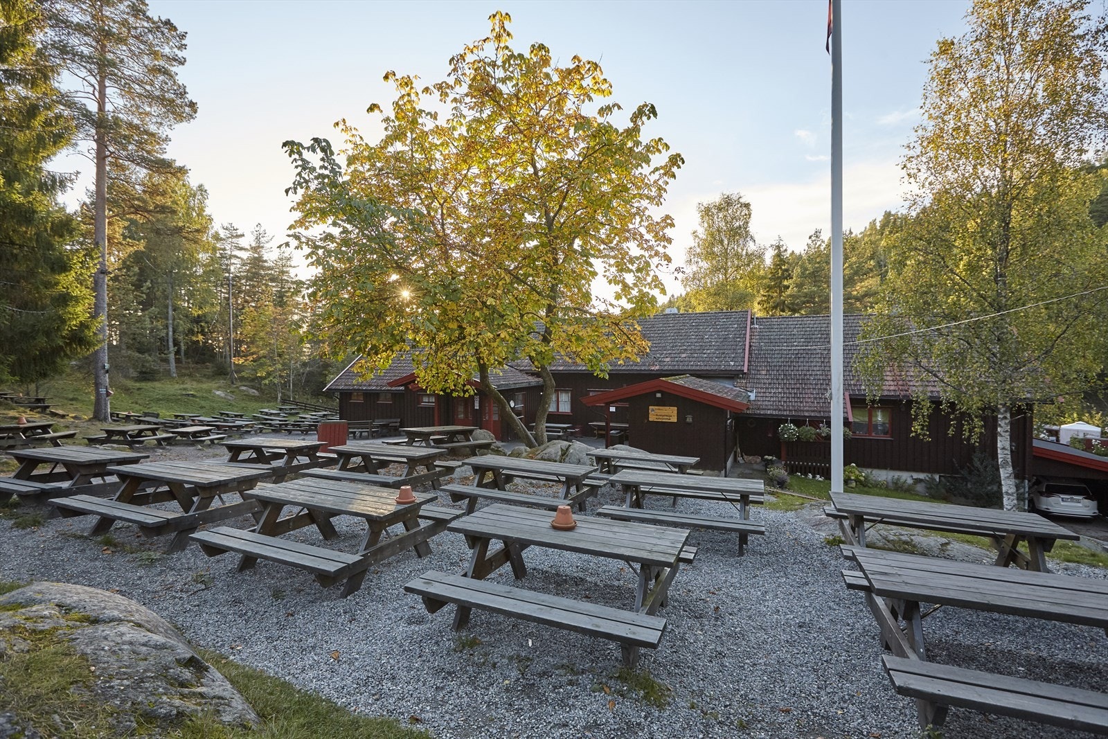 Legg søndagsturen til en markas sportsstuer, Skullerudstua og Rustadsaga (bilde) i gangavstand. Galleribilde