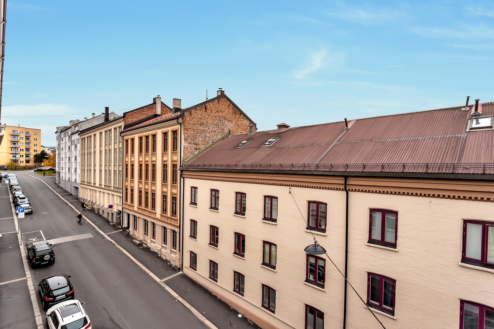 Utsyn fra balkong Galleribilde