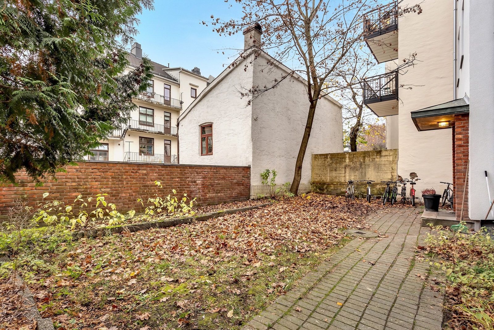 Bakgård Galleribilde